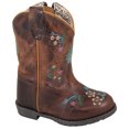 thumbnail image 1 of Bota de vaquero Florence de cuero marrón para niña - Talla EE. UU.: 7 Smoky Mountain Boots 3831T-7R, 1 of 1