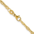 thumbnail image 4 of Auriga Fine Jewelry 14K Yellow Gold 3.0 mm Mariners Link Chain Necklace for Women 18", 4 of 7