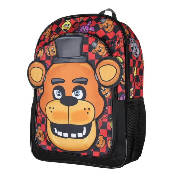 Five Nights at Freddy's 3D Freddy Fazbear Let's Eat 16" Kids School Travel Backpack