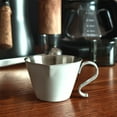 thumbnail image 2 of Tasse à Expresso en Acier Inoxydable Robuste avec Poignée pour une Infusion Parfaite de Café, 2 of 10