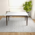 thumbnail image 2 of Mel Modern Style Solid Wood Walnut/White Top Rectangular 59" Dining Table, 2 of 8