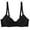 Black, variant on Bras for Women Womens Wireless Bra, Smooth Comfort Full Coverage Bra Light Pink H