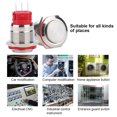 thumbnail image 4 of Interrupteur à Bouton-Poussoir en Acier Inoxydable DC930V 19mm 1NO 1NC Coque en Acier Inoxydable Interrupteur Autobloquant Tête Haute Autobloquant, 4 of 8