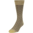 thumbnail image 2 of Men's Gold Toe 2055S Assorted Fashion Pack Crew Socks - 3 Pack (Camel/Olive/Brown O/S), 2 of 4