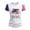 White, variant on Youpwaven Women's 250th Anniversary USA Graphic T-Shirt, 2026 "We The People" Mismatched Sleeve Tee, Patriotic Ripped Flag Celebration Shirt, Independence Day Apparel