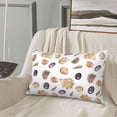 thumbnail image 4 of Plush Throw Pillow Covers, Conch Shell No.J929 Pillow Cases with Invisible Zipper, Breathable Microfiber Pillow Cases Standard Size for Sleeping Bedroom Sofa Living Room 20x30, 4 of 5
