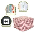 thumbnail image 6 of Majestic Home Goods Chevron Large Ottoman, 6 of 6