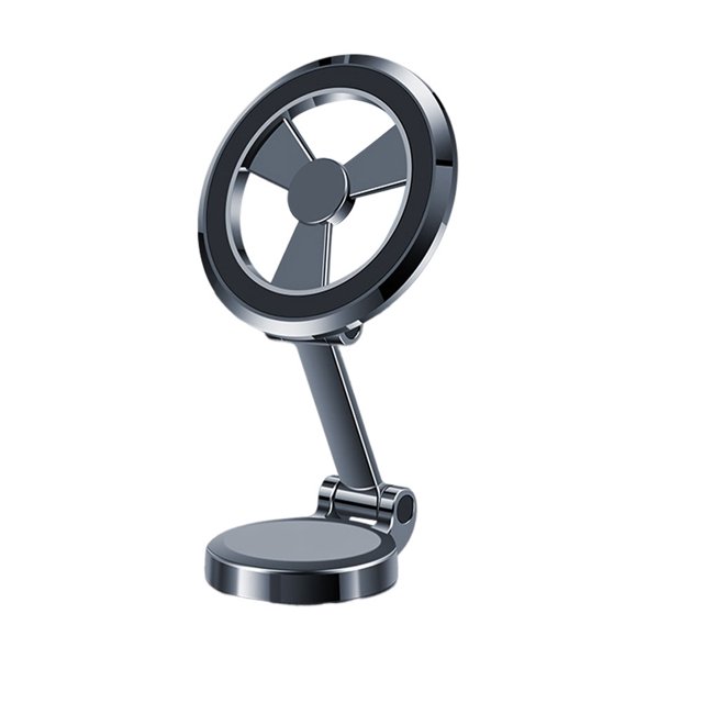 Kearding Soporte magnético giratorio para teléfono de coche, soporte plegable, soporte ajustable de aleación para parabrisas, accesorios de Type2 NO2