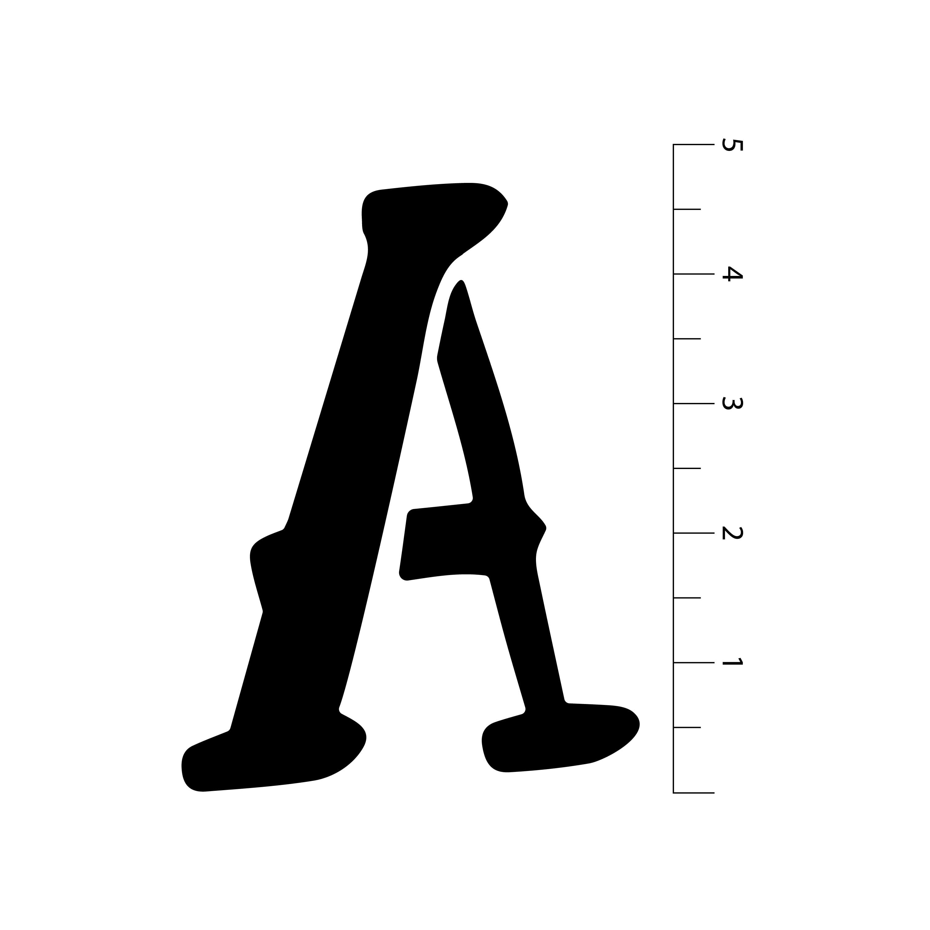 Craft Smart Alphabet Handlettered Serif Stencils - 12" x 12" Sheets, Reusable Plastic - Ideal for DIY Crafts, Decor, Furniture & Gifts, 6 Pack