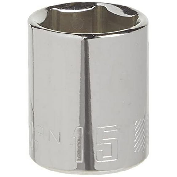 Craftsman 15 mm X 3/8 in. drive Metric 6 Point Shallow Socket