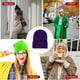 thumbnail image 4 of Minnieouse Gorros Beanie Gorros de punto Unisex Skullcap manga hilo multifuncional a prueba de viento accesorios para el cabello para deportes al aire libre Sombreros Morado oscuro Minnieouse AP010147-24, 4 of 5