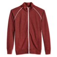 thumbnail image 1 of American Rag - Sudadera para hombre con forro polar moteado, color rojo, grande American Rag Chaqueta deportiva, 1 of 2