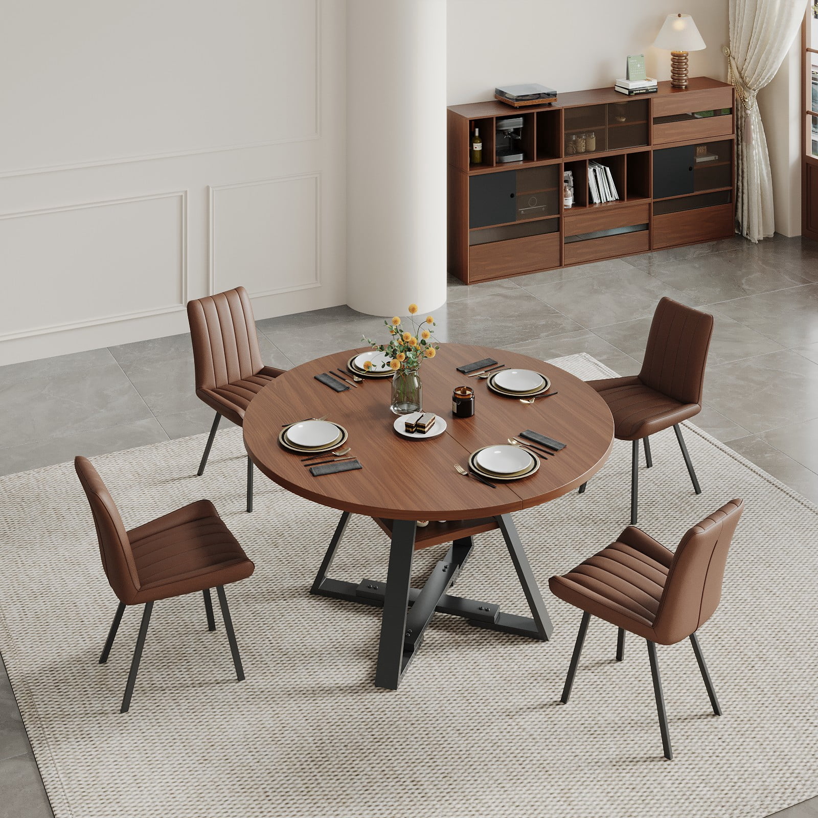 Round Dining Table Boxwood 115cm
