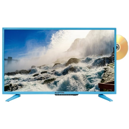 Sceptre 32" Class HD (720P) Blue LED TV (E328LD-SR) with Built-in DVD Player
