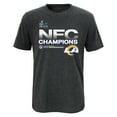 thumbnail image 2 of Preschool Fanatics Heathered Charcoal Los Angeles Rams 2021 NFC Champions Locker Room Trophy Collection T-Shirt, 2 of 3