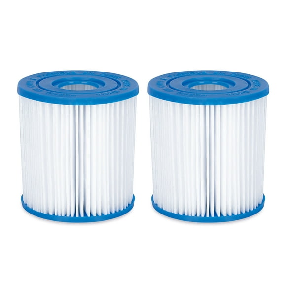 Summer Waves P57100402 Replacement Type I Pool and Spa Filter Cartridge, 2 Pack