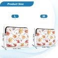 thumbnail image 4 of FORMRS 13-13.3 inch Laptop Sleeve Case Soft Carrying Quilted Computer Bag Cover, Watercolor Autumn Leaves, 4 of 7