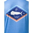 thumbnail image 3 of Guy Harvey Men's Long Sleeve Performance Hoodie, Size M-2XL, 3 of 11