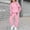 5-Pink, variant on Kids Sweatsuit,2 Piece Long Sleeve Blue Basic Hoodie and Jogger Pants Warm Fall Winter Clothes Girls Size 4-5 Years Clothes