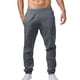 thumbnail image 1 of Pantalones de lino para hombre ligeros de verano: cintura elástica con cordón, pantalones informales de playa, poliéster, tallas S-XXXL para yoga y vacaciones, 1 of 6