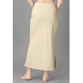thumbnail image 3 of Trendmalls Lycra Spendex Saree Shapewear Petticoat for Women-P01-Beige, 3 of 5