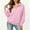 Pink, variant on NominalSnug 1/4 Zip up Sweatshirts for Women Fall Winter Lightfleece Lined Long Sleeve Shirts Stand Collar Pullover Tops