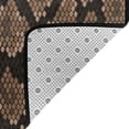 thumbnail image 2 of DouZhe Golden Snake Skin Animal Rugs Doormat, Non-Slip Machine Washable Carpets Floor Door Mat , 36" x 24", 2 of 6
