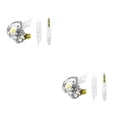 thumbnail image 1 of Sidaley Auricular HIFI de 3,5 mm Auriculares portátiles Auriculares electrónicos Sonido estéreo Blanco 2piezas, 1 of 6
