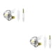 thumbnail image 1 of Injueey Auriculares HIFI de 3,5 mm Tapones para los oídos de silicona Auriculares de bobina móvil Auriculares electrónicos Auriculares Blanco 2Conjunto, 1 of 6