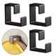 thumbnail image 5 of 3x colgador de lavabo, gancho para lavabo, colgante de pared, cocina, baño, toalla de baño, estante de lavabo impermeable, estante de almacenamiento negro, 5 of 7