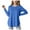Blue, variant on mgoYE Toddler Girl T Shirt 5t Girls Long Sleeve Shirts Kids Crewneck Soft Tunic Tops Curve Hem Side Slit T-Shirts 4-11t(Hot Pink,4-5 Years)