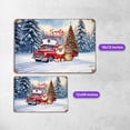 thumbnail image 5 of Santa is Coming Pomeranian Merry Christmas Xmas Noel Truck Tree Horizontal Metal Aluminum Sign Pom Dog Lover Gifts Wall Art Home Decor - 02023, 5 of 5
