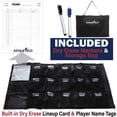 thumbnail image 2 of Dugout Organizer Athletico para 15 jugadores con funda para colgar el casco, 2 of 7
