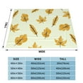 thumbnail image 6 of LNWH Super Soft Flannel Bed Blanket, Cozy Fluffy Warm All Seasons Leaves Foliage Maple Trees Pattern Throw Blankets for Sofa Bedding, 80"x60", 6 of 8