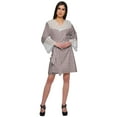 thumbnail image 3 of Moomaya Peignoir Court en Coton Imprimé Léger pour Femmes, 3 of 6