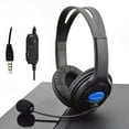 thumbnail image 2 of Audifonos Diadema Gamer Micrófono Ps4 Xbox Pc Aux 3.5mm OEM 10024, 2 of 2