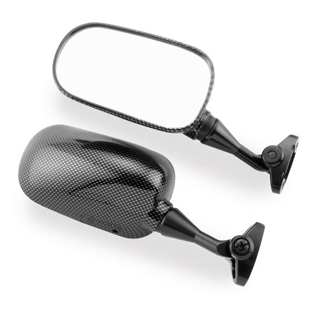 BikeMaster Replacement Mirror Carbon Fiber "LOOK" Right Mirror FH-232-1 RH