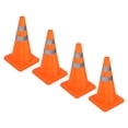 thumbnail image 1 of Conos de Seguridad Vial ANGGREK impermeables 4 piezas 45 cm plegables, 1 of 7