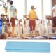 thumbnail image 5 of Toalla absorbente de secado rápido para deportes al aire libre y viajes - Azul claro, 5 of 7