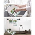 thumbnail image 5 of Hello Spring Kitchen Dish Towels for Drying Dishes Set of 4, Easter Flowers Green Truck Floral Blue Plaid Waffle Weave Microfiber Hand Tea Bathroom Towels Quick Dry & Absorbent Towel 12x12, 5 of 7