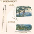 thumbnail image 4 of FORMRS Women Crossbody Purse with Chain Strap Vegan Leather Shoulder Handbag, Beige Mountain, 4 of 7