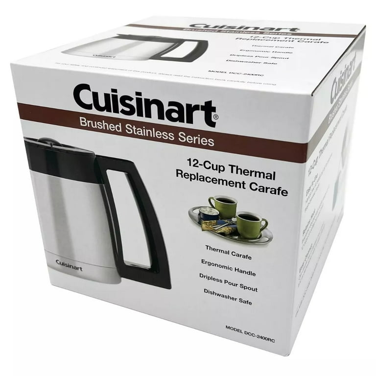 Cuisinart Coffee Maker 12-Cup Stainless Steel Carafe, DCC-2400RC GENUINE