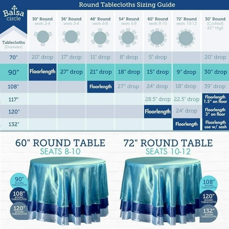 

Balsacircle 90-Inch Ivory Premium Lace Round Tablecloth Table Linens - Wedding Reception Party Home Dining Wholesale Decorations