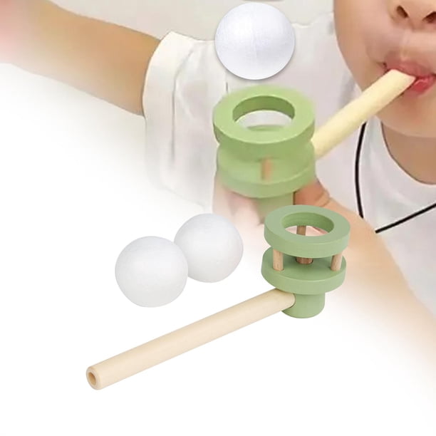 Sentmoon Cadeaux pour Garçons 8-10 Garçon de 4 Ans Soufflant Musique Enfants Soufflant Air Balle Flottante Exercice Jeu de Respiration Intégration Sensorielle Entraînement Jouets Équipement Interactif