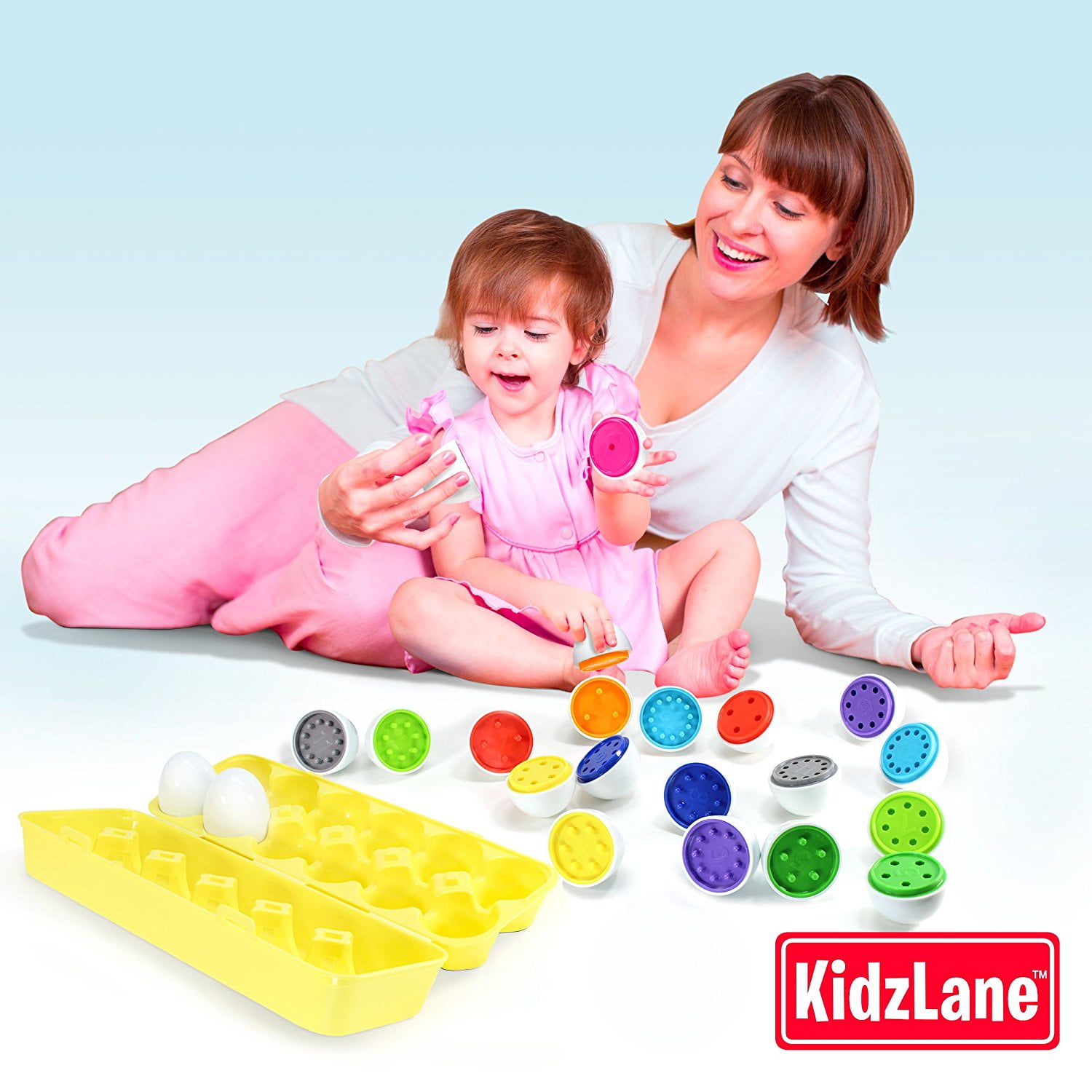 kidzlane color matching egg set