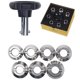 thumbnail image 1 of 30.5mm-36.5mm stainless steel watch opener watch back cover opener watch repair tool for Rolex/Tudor, 1 of 5