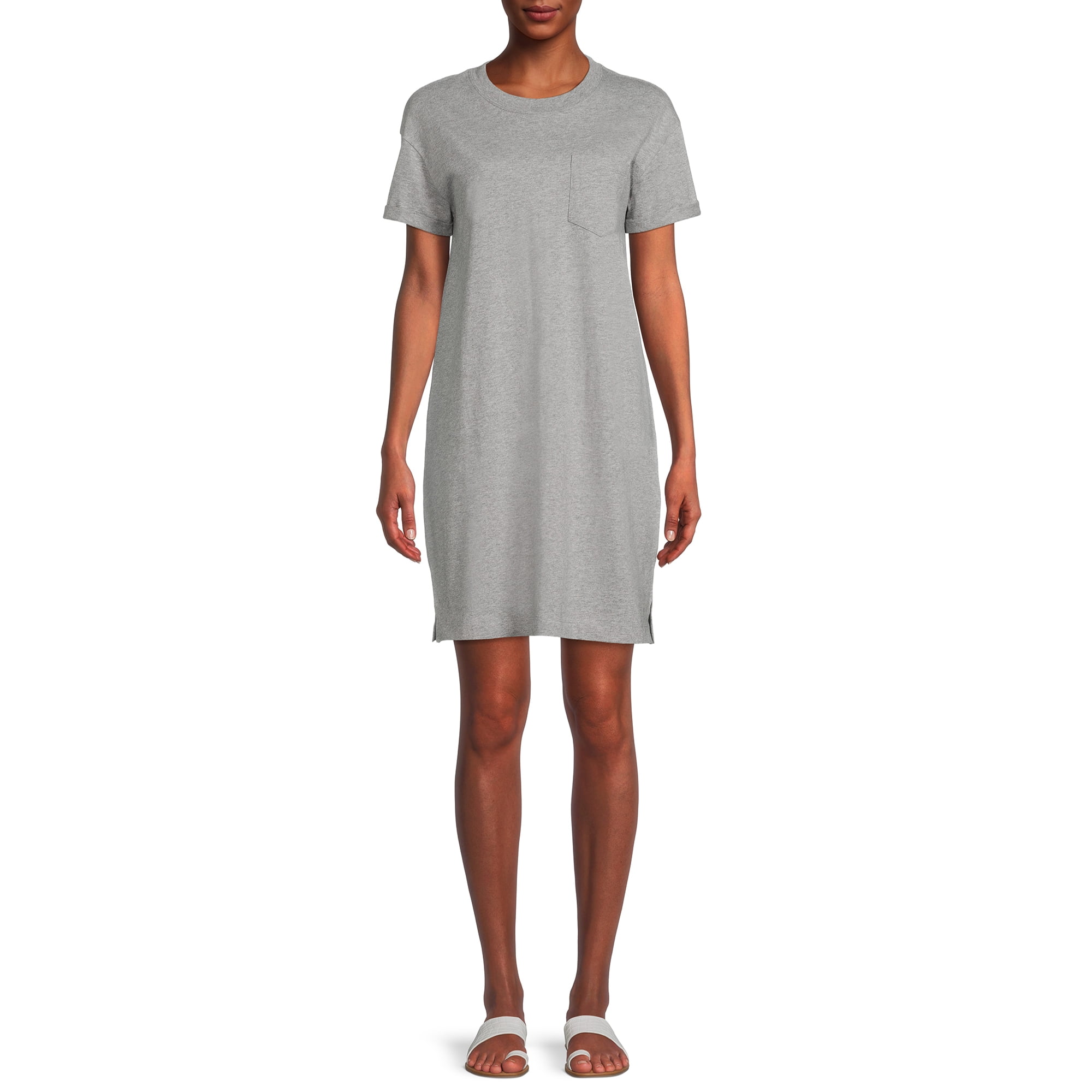 Time and Tru Women’s T-Shirt Dress with Pocket – eX-tremes