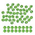 thumbnail image 1 of Uxcell 1600Pcs 4mm Bicone Glass Beads Small Faceted Green, 1 of 6