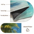 thumbnail image 6 of 5'x7' Area Rugs for Living Room Bedroom, Palm Trees Washable Rug Carpet Runner Indoor Outdoor, Summer Beach Coastal Nautical Sea Ocean Non Slip Floor Mats Area Rug for Kitchen, Nursery, 6 of 8