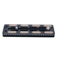 thumbnail image 1 of Camera Tripod Base Plate, Quick Release Plate Strong Load Bearing 110MM Scale Aluminum Alloy  for Stabilizers, 1 of 7